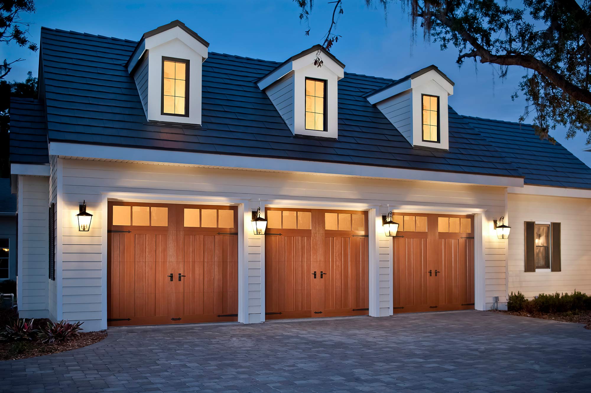 Stylish modern garage doors